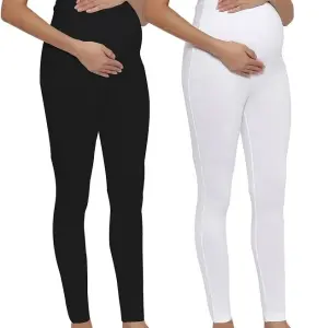 Lenam Cotton Lycra Stretchable Maternity Leggings
